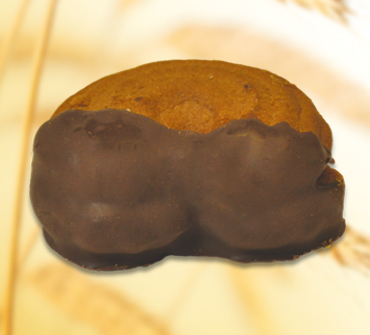 Cocoa-chocolate semicircle
